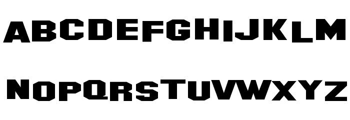 Hollywood Hills Expanded Font LOWERCASE
