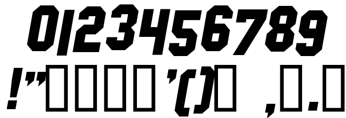 Hollywood Hills Italic Font OTHER CHARS