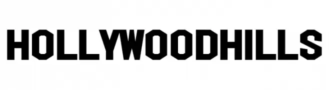 Hollywood Hills  Скачать бесплатные шрифты