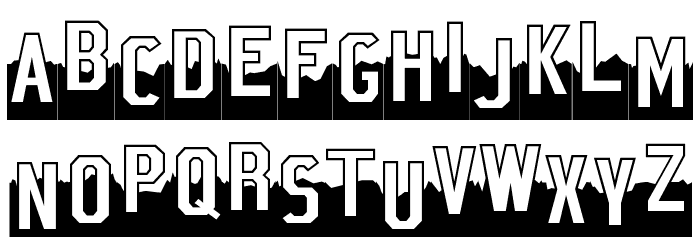 Hollywood X Font LOWERCASE