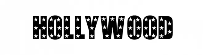 Hollywood  Frei Schriftart Herunterladen