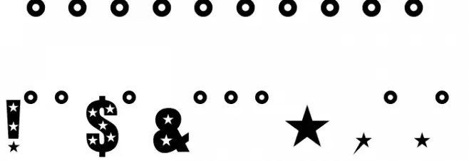 Hollywood Font OTHER CHARS