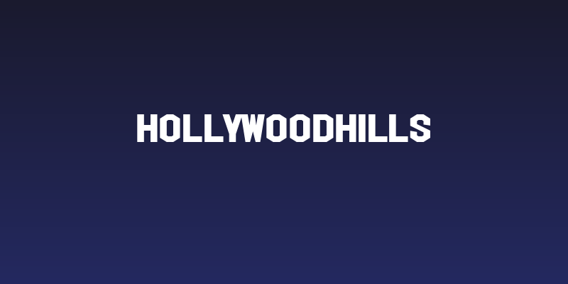 HollywoodHills Social Header