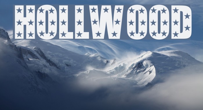 Hollywood Font examples