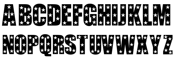 Hollywood Font LOWERCASE