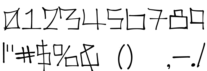 Holmes Light Font OTHER CHARS