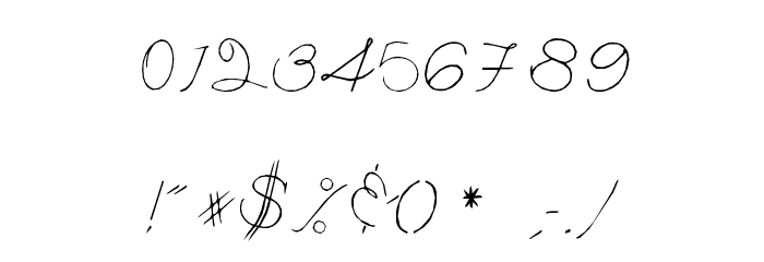 Holmes001 Font OTHER CHARS