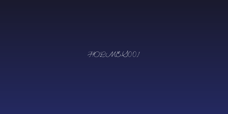 Holmes001 Social Header