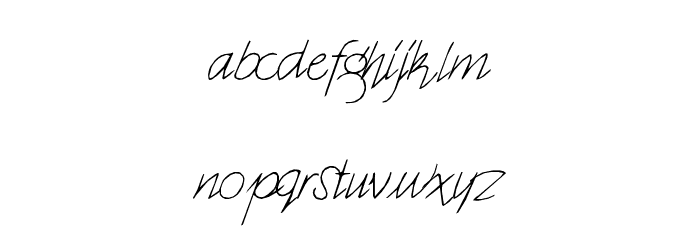 Holmes001 Font LOWERCASE