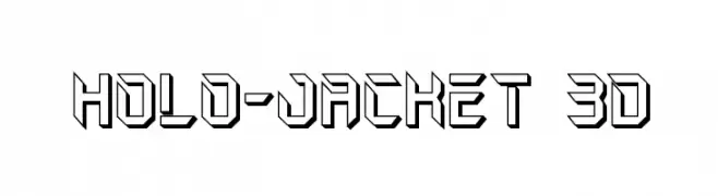 Holo-Jacket 3D  Fuentes Gratis Descargar