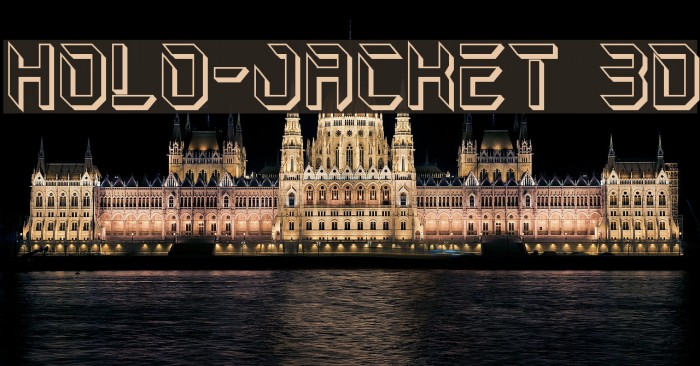 Holo-Jacket 3D Font examples