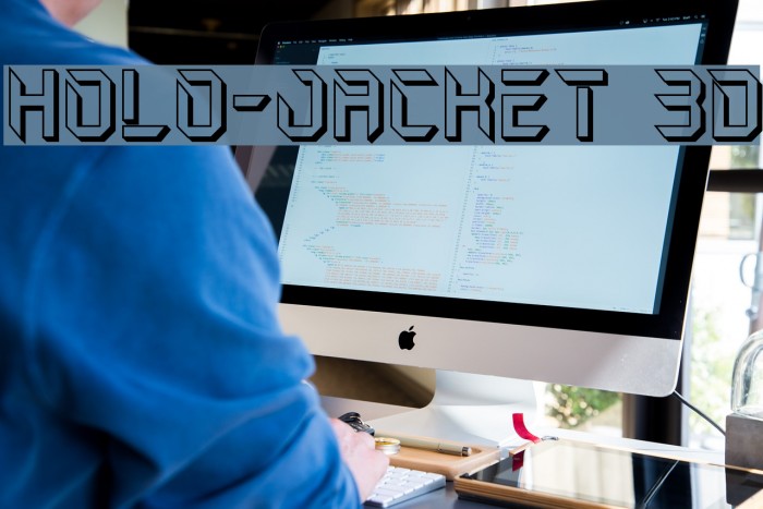 Holo-Jacket 3D Font examples