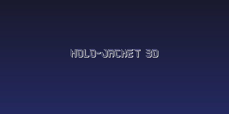 Holo-Jacket 3D Social Header