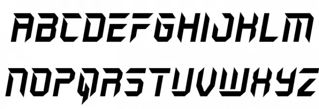 Holo-Jacket Bold Italic Шрифта ВЕРХНИЙ