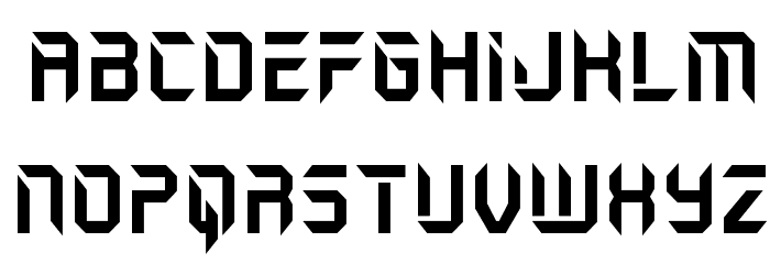 Holo-Jacket Bold Font LOWERCASE