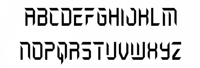 Holo-Jacket Condensed フォント 大文字