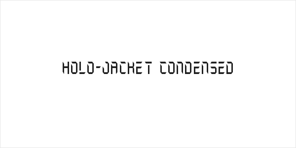 Holo-Jacket Condensed Logo