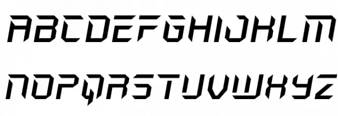 Holo-Jacket Expanded Italic Шрифта ВЕРХНИЙ