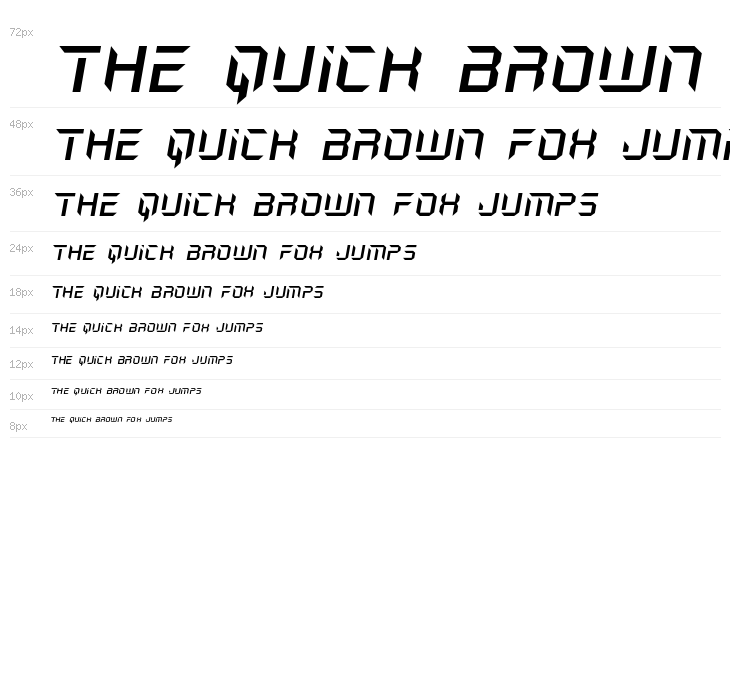 Holo-Jacket Expanded Italic Waterfall