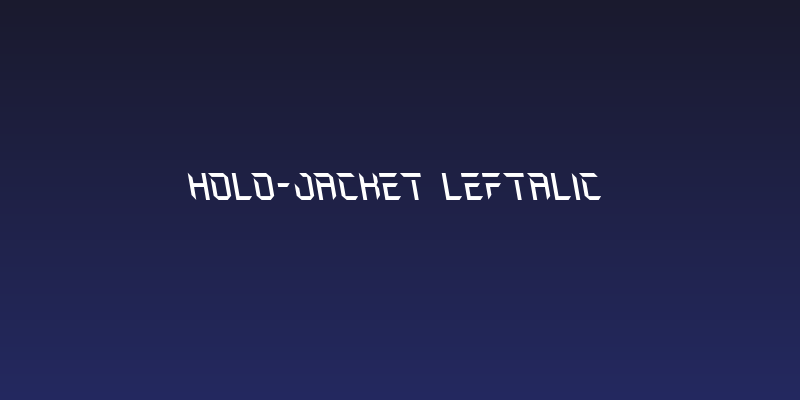 Holo-Jacket Leftalic Social Header