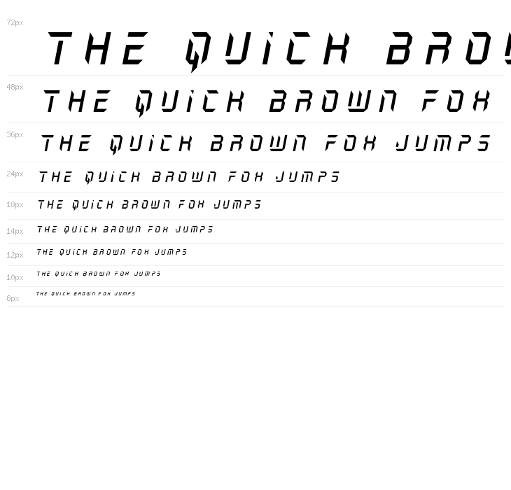 Holo-Jacket Title Italic Waterfall