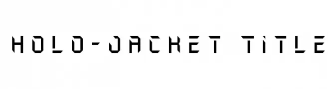 Holo-Jacket Title  Frei Schriftart Herunterladen