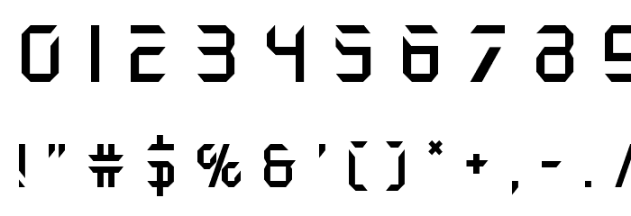 Holo-Jacket Title Font OTHER CHARS