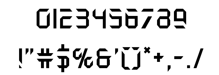 Holo-Jacket Font OTHER CHARS