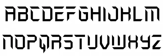 Holo-Jacket Schriftart Groß