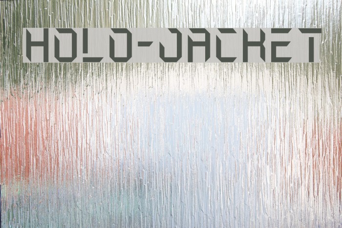 Holo-Jacket Font examples