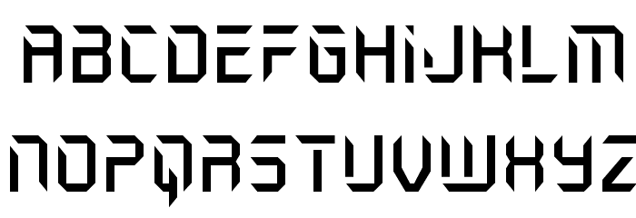 Holo-Jacket Font LOWERCASE