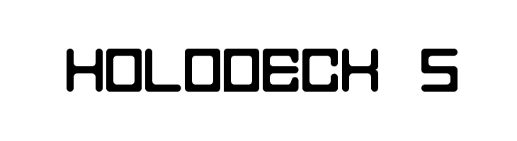 Holodeck 5  Free Fonts Download