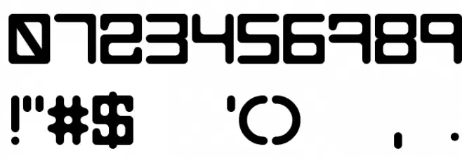 Holodeck 5 フォント その他の文字