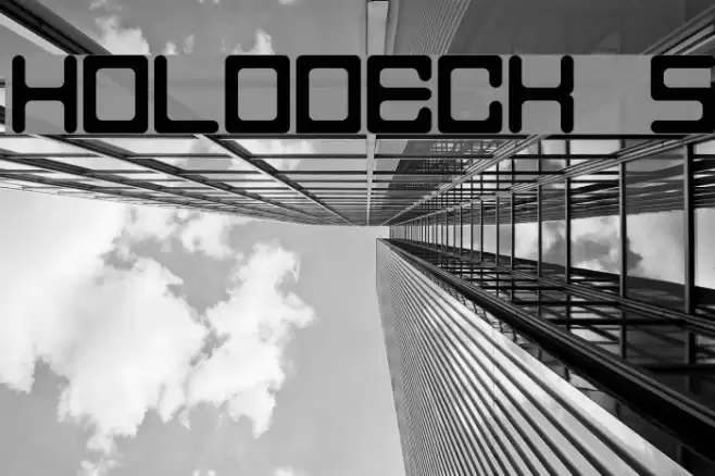 Holodeck 5 フォント examples