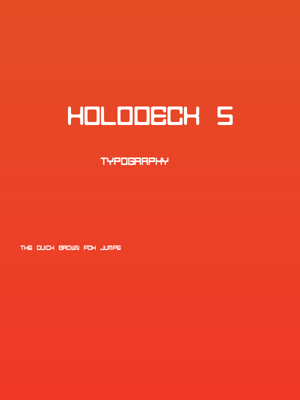 Holodeck 5 Poster