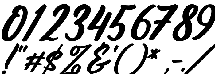 Hologram Kalenda Italic Font OTHER CHARS