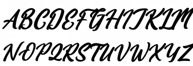 Hologram Kalenda Italic Fuentes MAYÚSCULAS