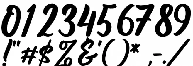 Hologram Kalenda Font OTHER CHARS