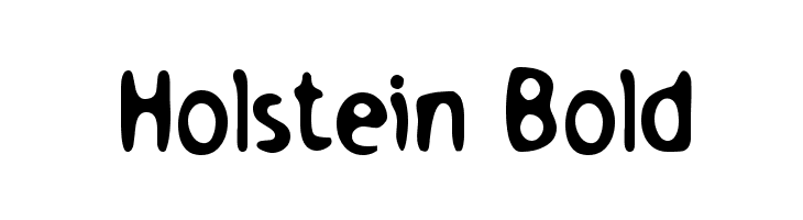Holstein Bold Font
