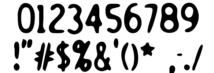 Holstein Bold Font Alte caractere
