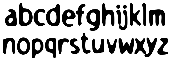 Holstein Bold Font Litere mici