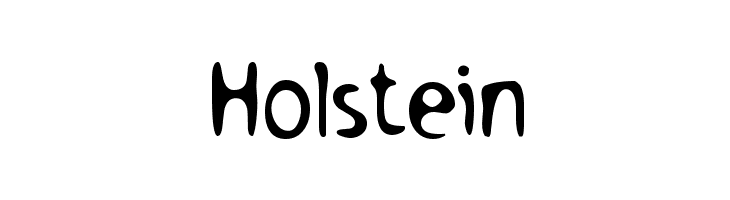 Holstein Font
