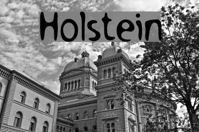 Holstein フォント examples