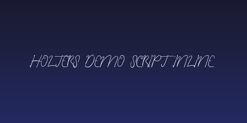 Holters Demo Script Inline Social Header