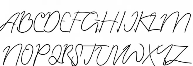 Holters Demo Script フォント その他の文字