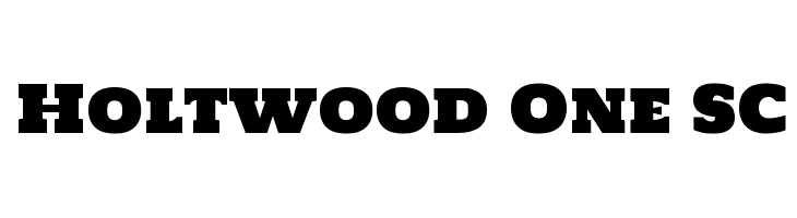 Holtwood One SC  Frei Schriftart Herunterladen