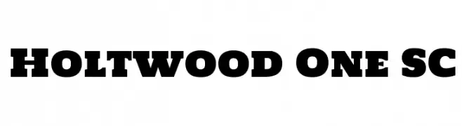 Holtwood One SC  Frei Schriftart Herunterladen