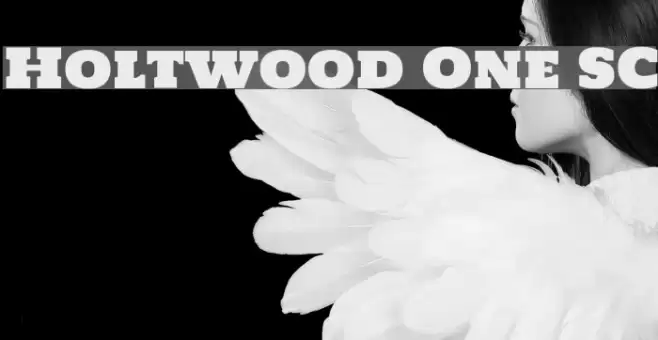 Holtwood One SC Font examples