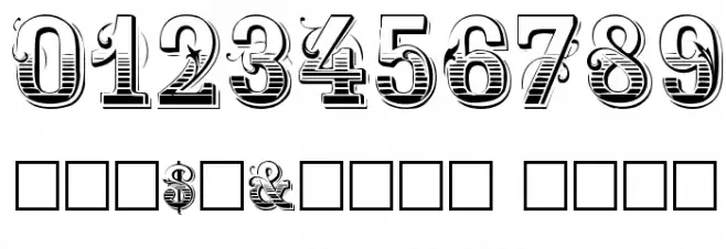 Holtzschue Plain Font OTHER CHARS