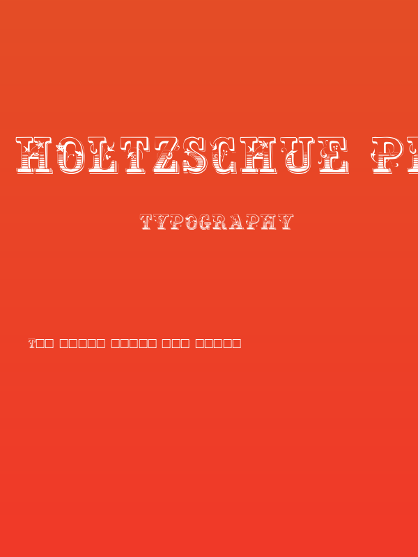 Holtzschue Plain Poster